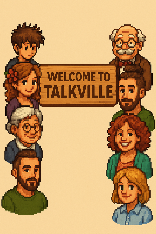 Talkville Login Screen